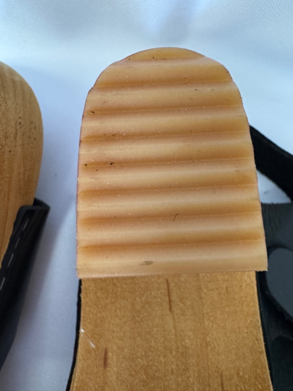 MIA Bety Woven Strap Leather Sandals Black Size 39 US 8 - Picture 10 of 13